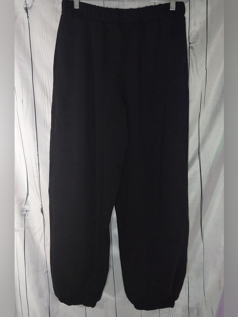 PINK Victoria's Secret Black Baggy Oversized Streetwear Sweatpants Joggers NWT